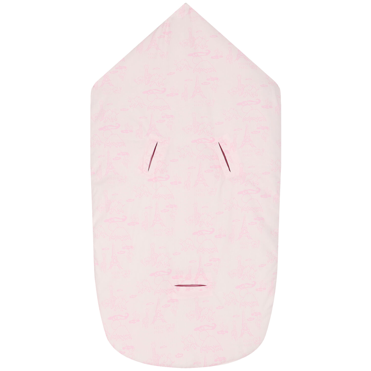 مدس بنات بالشعار باللون الوردى, 1, hi-res